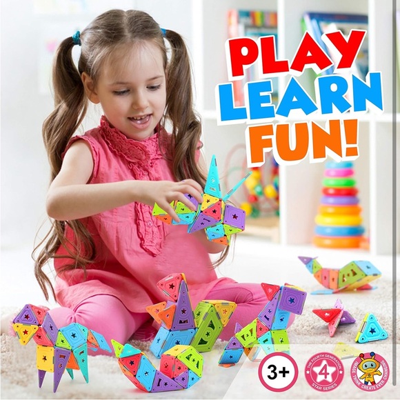 Hurtle Magnetic Building Blocks for Kids..46 pieces..(NWT) - Picture 5 of 8